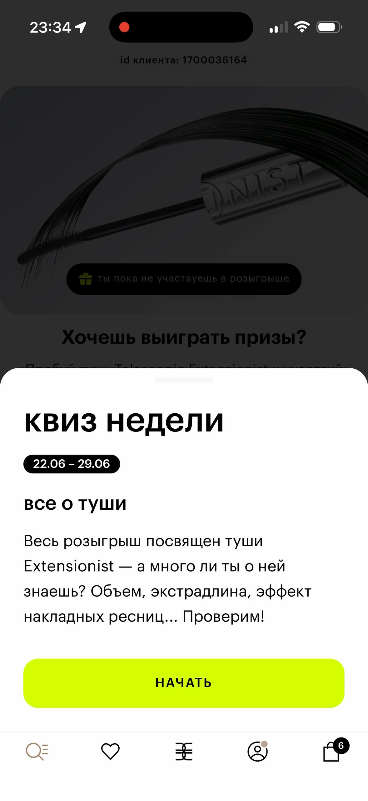 Квиз недели